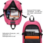 Laptop Backpack,Business Travel Anti Theft Backpack Gift for Men Women with USB Charging Port Lock,Slim Durable Water Resistant College School Bookbag Computer Bag Fits 15.6 Inch Laptop Notebook - Image 4
